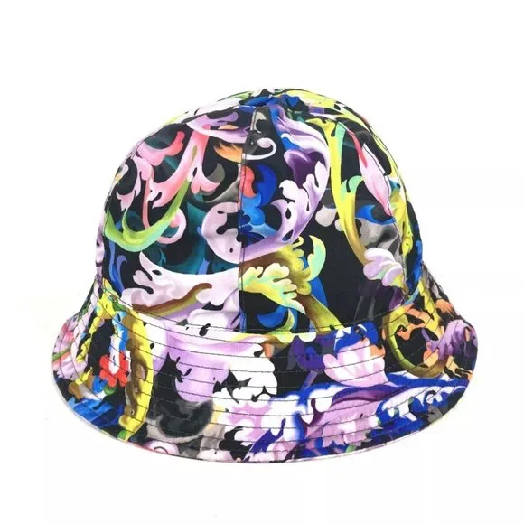 VERSACE bucket hat bob hat polyester Multicolore Underwater Barocco Bucket Hat Multicolor,Gold | VERSACE main image 2